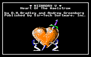 Wizardry V - Heart of The Maelstrom Title Screen